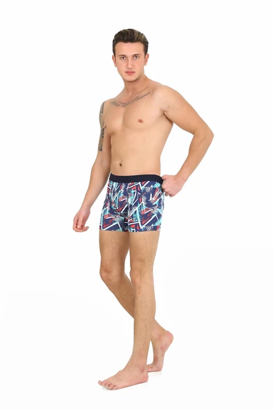 Five Pocket Fpb8001 Desenli Erkek Boxer - 4