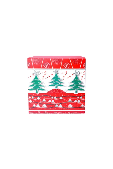 Yılbaşı Çam Ağacı Motifli Hediye Kutusu 8x6 cm - Resim 2