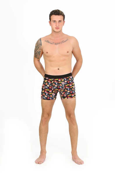 Five Pocket Fpb8001 Desenli Erkek Boxer - 4