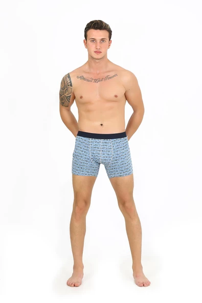 Five Pocket Fpb8001 Desenli Erkek Boxer - 4
