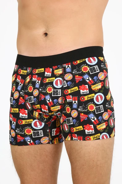 Five Pocket Fpb8001 Desenli Erkek Boxer - 2