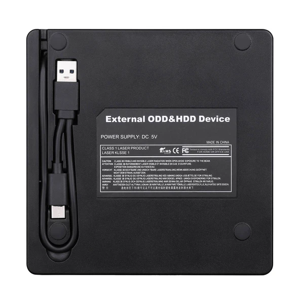 Harici USB 30 Type C CD Sürücü DVD Kaydedici DVD RW DVD ROM Oynatıcı Model T788 - 3
