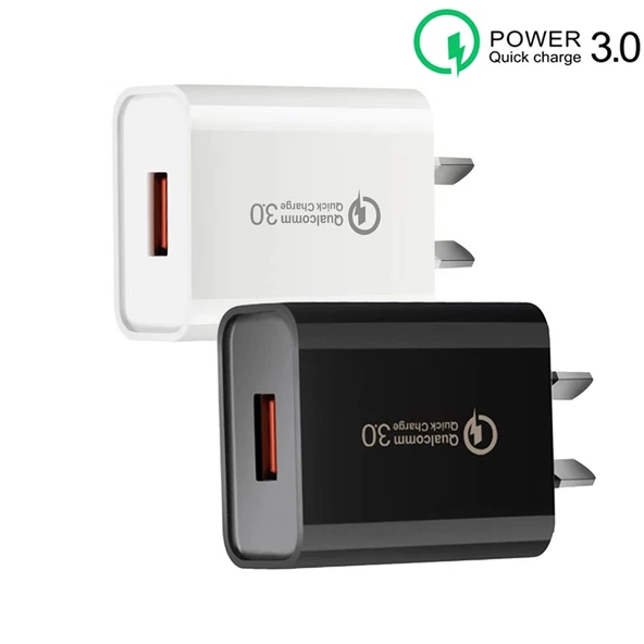 CA 25 QC3 0 Hızlı USB Şarj Cihazı 3A Beyaz AU Fiş - 3