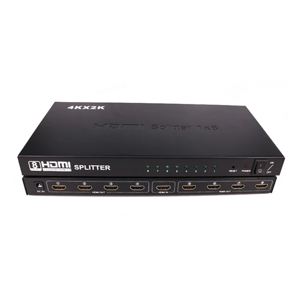 1 Giriş 8 Çıkış 4K HDMI Splitter 3840x2160 30Hz