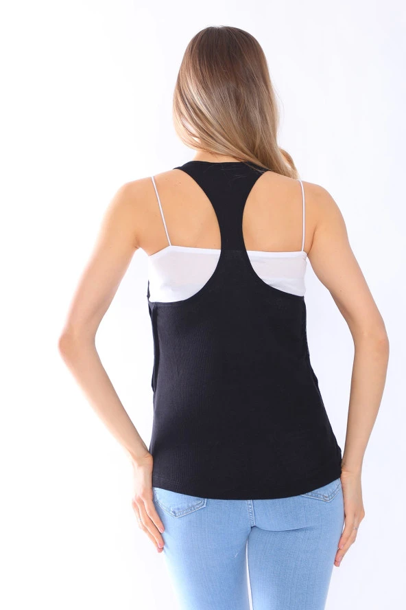 Yanları Tül Detaylı Spor Atlet - 8