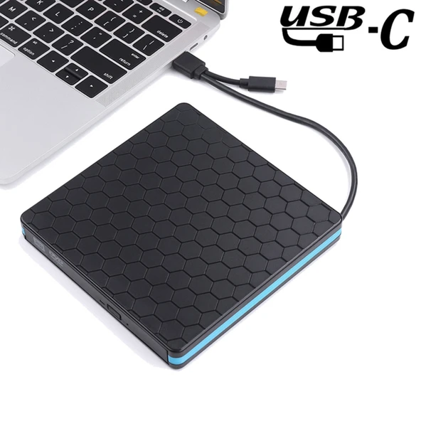 Evrensel Tip-C USB 30 Harici DVD CD VCD Yazıcı RW SVCD Sürücü