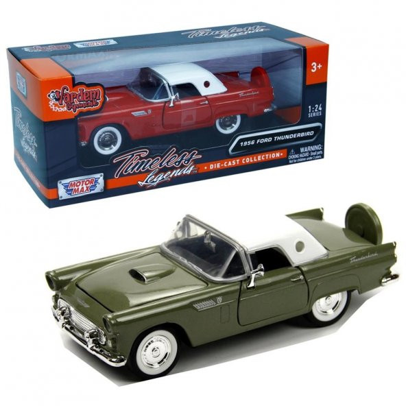 Ford Thunderbırd Hardtop 1956  Model Araba 1:24 - 2