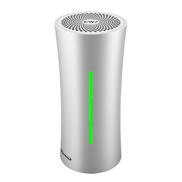 EWA A115 Taşınabilir Metal Bluetooth Hoparlör 105 Saat Pil Hifi Stereo Açık Hava Subwoofer Gri