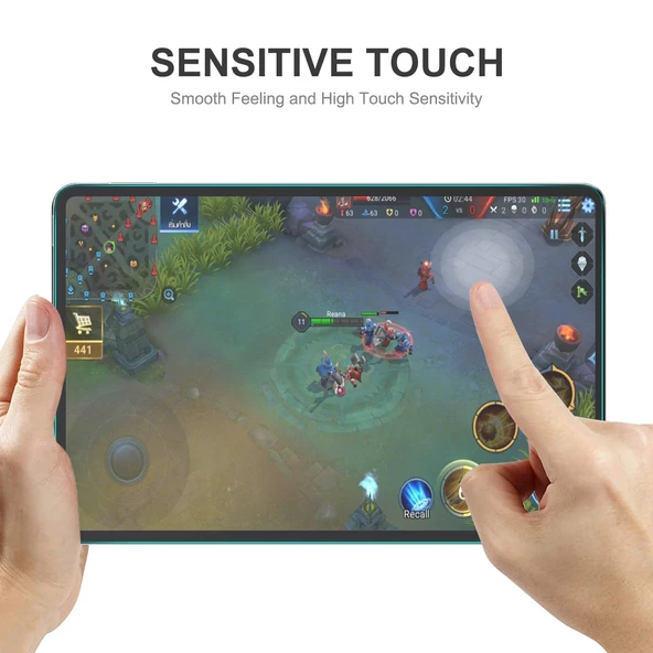 Xiaomi Pad 5 ve 5 Pro Uyumlu 2'li ENKAY Hat-Prince 0.33mm Patlamaya Dayanıklı Temperli Cam Ekran Koruyucu - 5