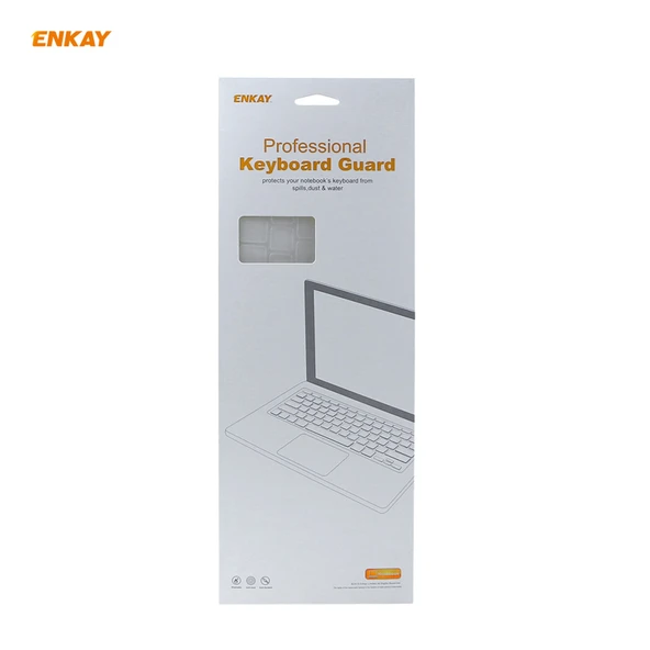 ENKAY Yumuşak TPU Klavye Koruyucu Film MacBook Pro 16 inç A2141 ve Pro 13.3 inç A2289 A2251 A2338 2020 EU Versiyonu - 8