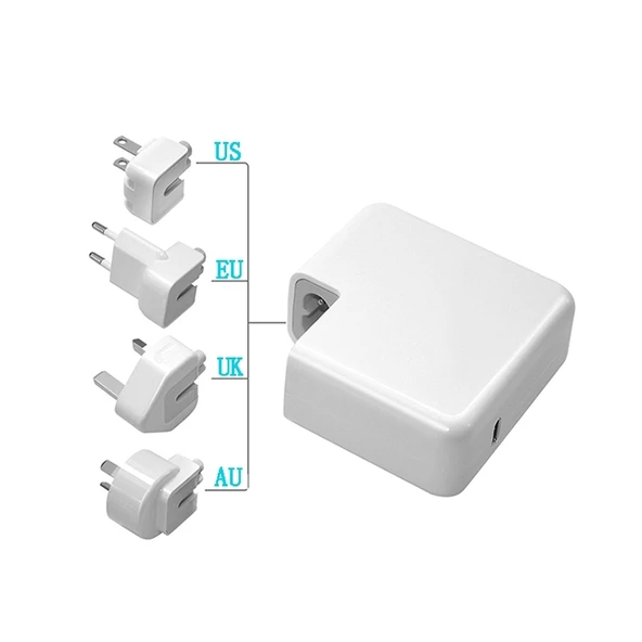 96W PD USB C Dizüstü Adaptörü ve 2 Metre 5A Hızlı Şarj Kablosu MacBook Pro US Priz - 2