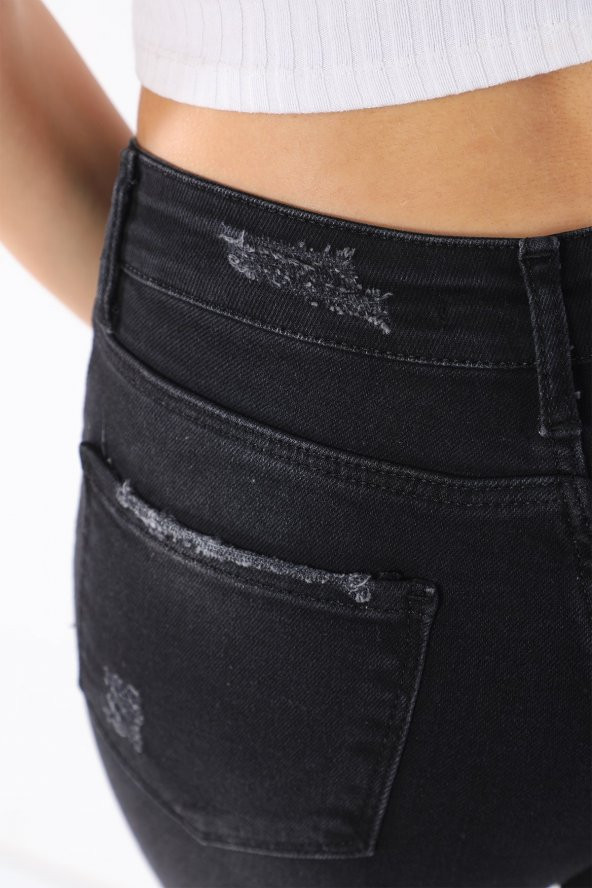 Yüksek Bel Full Likralı Kot Pantolon - 11