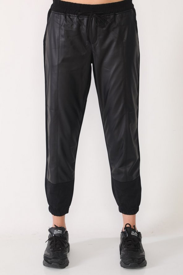 Rahat Kesim Önü Deri Full Likralı Pantolon - 5