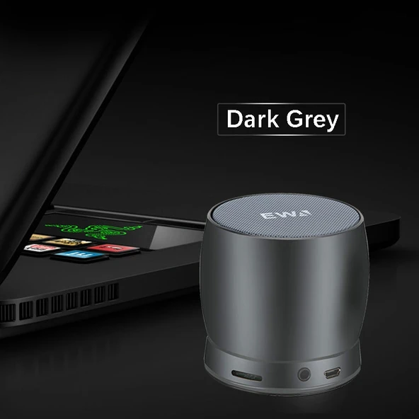 EWA A150 Taşınabilir Mini Bluetooth Hoparlör Siyah Gri Metal Subwoofer - 2
