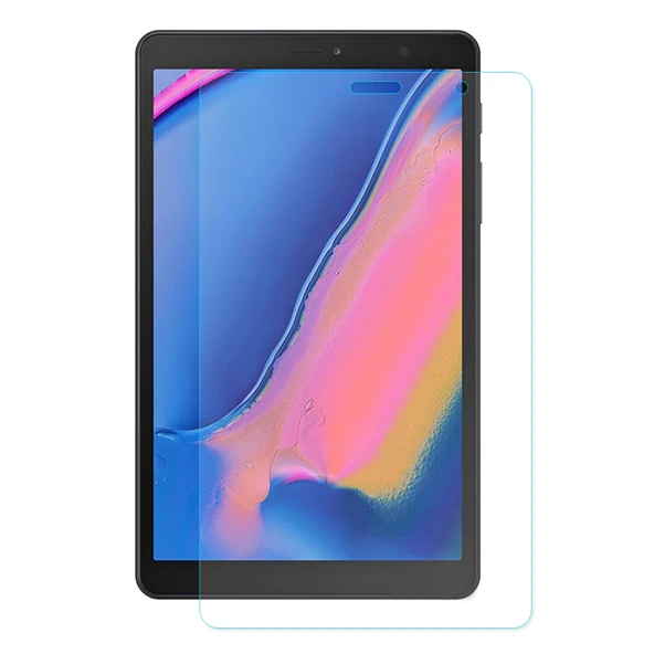 ENKAY Hat-Prince 033mm 9H Sertlik 25D Patlamaya Dayanıklı Temperli Cam Filmi Galaxy Tab A 8 2019 P200 P205 - 2