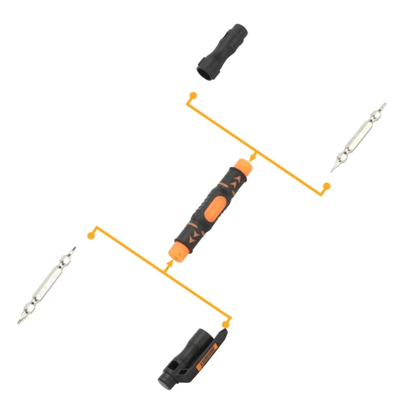 JAKEMY JM-8155 3'ü 1 Arada Çift Uçlu Tornavida Kalemi - 4