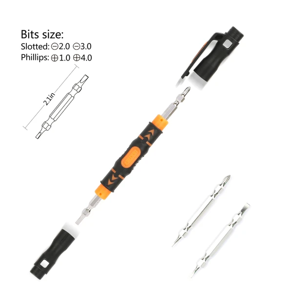 JAKEMY JM-8155 3'ü 1 Arada Çift Uçlu Tornavida Kalemi - 3