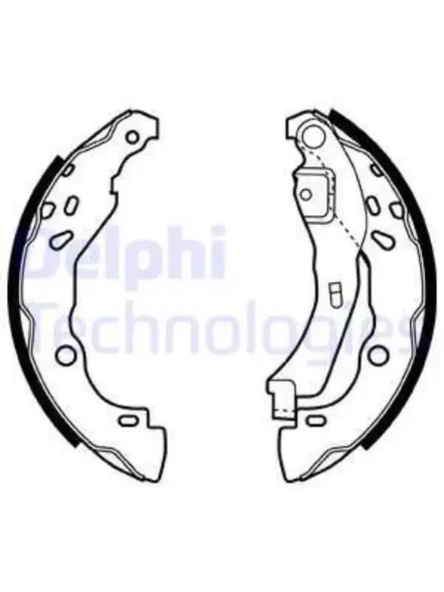 ARKA FREN BALATASI (PABUCLU) RENAULT CLIO II 9803 CLIO 4 12 SYMBOL II 08 SYMBOL 3 14 DACIA LO