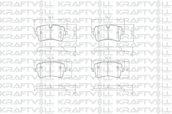 ARKA FREN BALATASI A8 4H 3,0 TFSI QUATTRO / 4,2 FSI QUATTRO / 3,0 TDI QUATTRO / 4,2 TDI QUATTRO 11 /