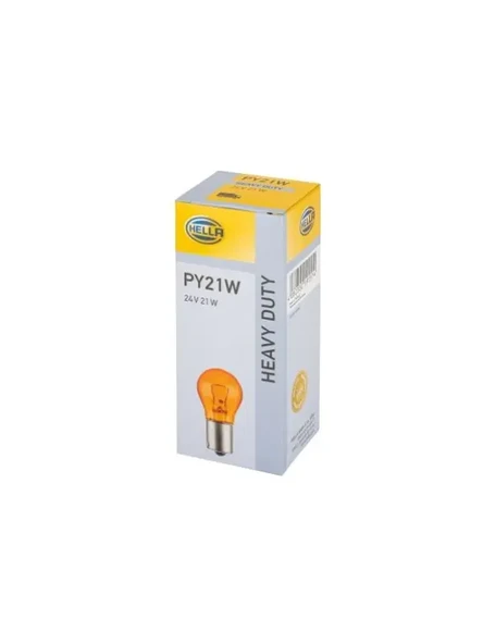 AMPUL 93 SARI  PY21W    24 V	21 W PY21W HALOJEN ÜNIVERSAL (10 ADET)