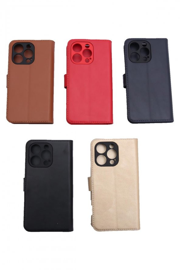 iPhone 13 Pro Uyumlu Cüzdanlı ve Kapaklı Kılıf