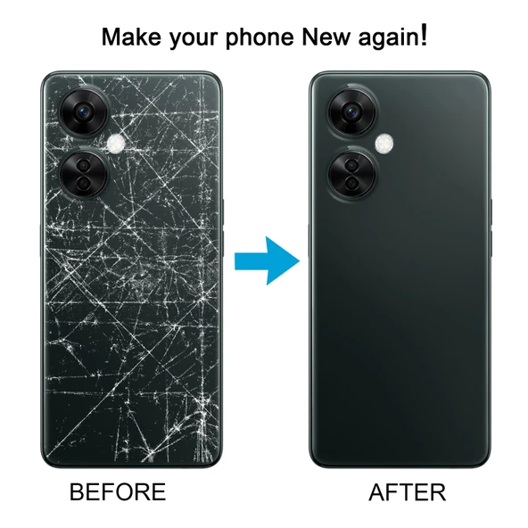 OnePlus Nord CE 3 Lite Siyah Orijinal Arka Kapak ve Kamera Lens Kapağı - 6