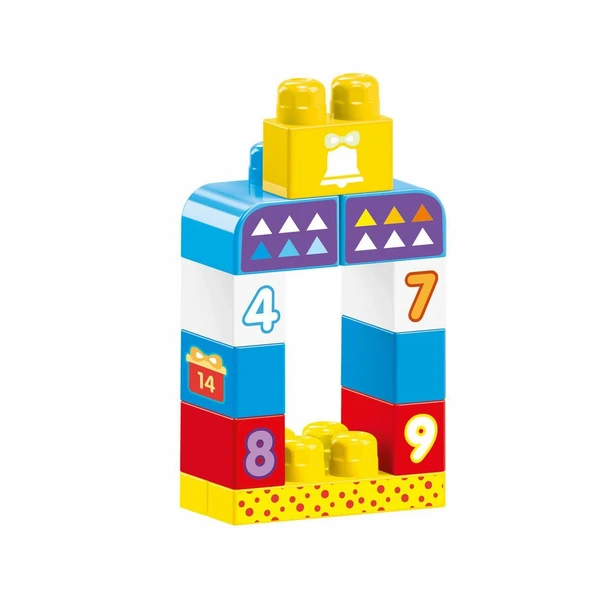 5020 OYUNCAK BASKILI TORBADA BÜYÜK BLOKLAR 100 PARÇA - Resim 2