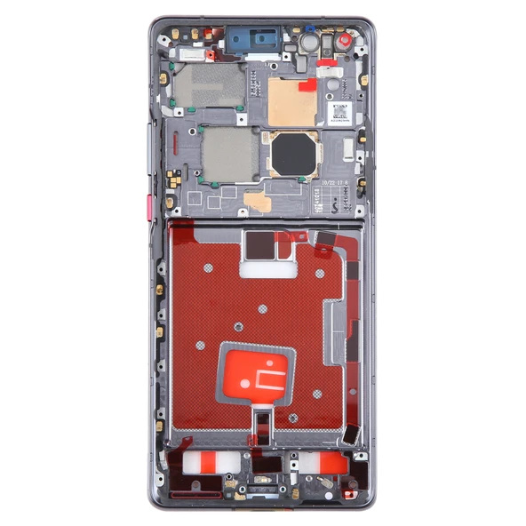 Huawei Mate 40 Pro Ön Gövde LCD Çerçeve Siyah - 2