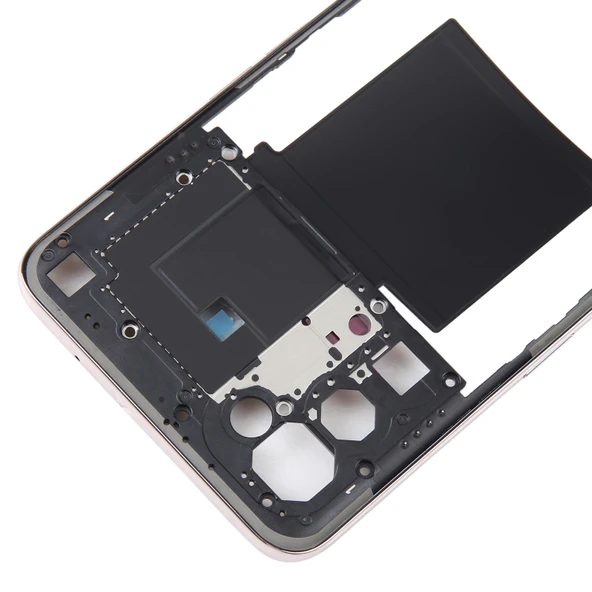 OPPO Reno5 5G Orijinal Orta Çerçeve Çerçeve Plakası Altın - 5