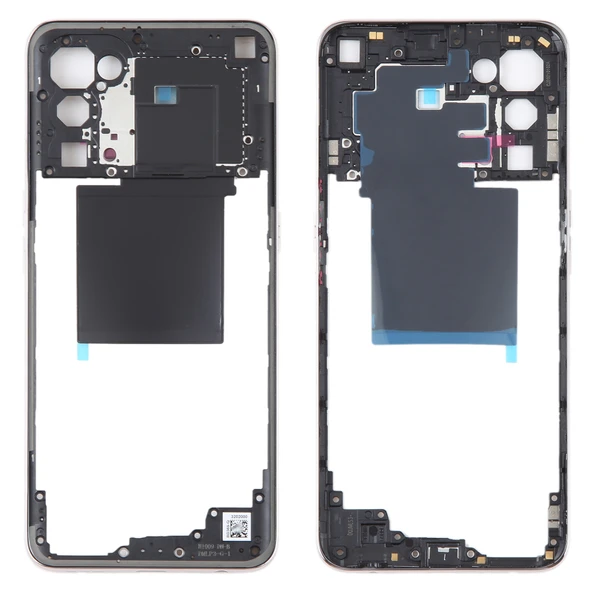 OPPO Reno5 5G Orijinal Orta Çerçeve Çerçeve Plakası Altın