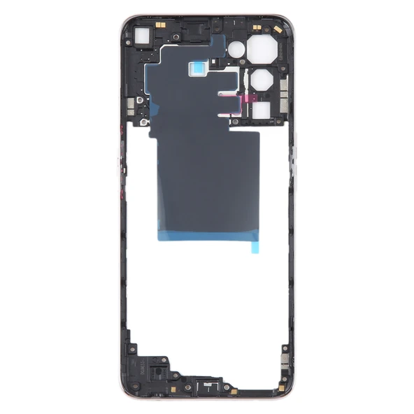 OPPO Reno5 5G Orijinal Orta Çerçeve Çerçeve Plakası Altın - 3