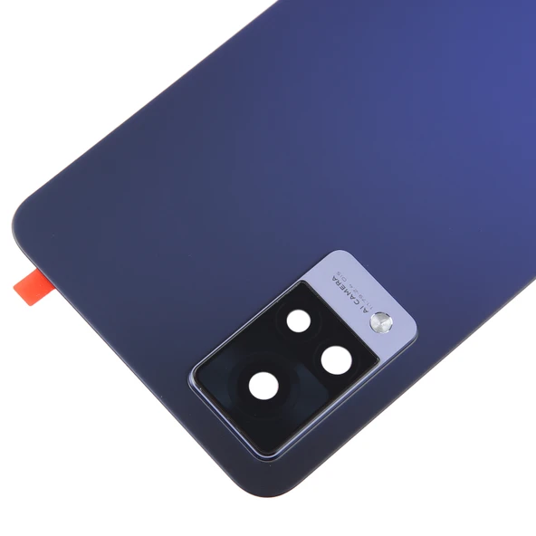 Vivo V21 4G Orijinal Batarya Arka Kapak ve Kamera Lens Kapağı Mavi - 4