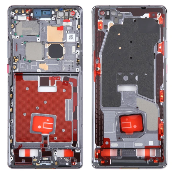 Huawei Mate 40 Pro Ön Gövde LCD Çerçeve Siyah