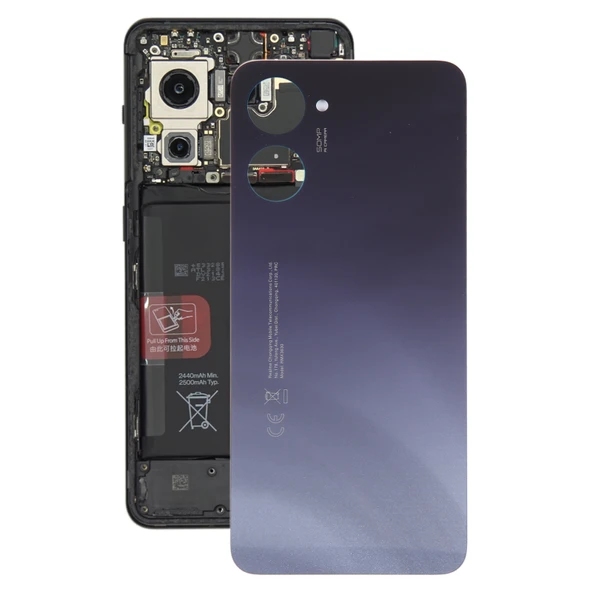 Realme 10 Orijinal Batarya Arka Kapak Siyah