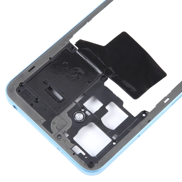 Xiaomi Redmi Note 12 4G Orijinal Orta Çerçeve Çerçeve Plakası Mavi - 5