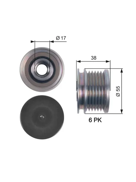 ALTERNATOR RULMANI MINI R55 R56 R57 R58 R59 R60 R61 CITROËN BERLINGO C4 C5 DS4 DS5 PSA 308 3008 207