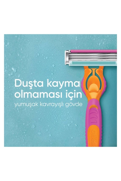Gillette Simply Venus 3 Miami Tıraş Makinesi Gövdesi + 4 Bıçak - 6
