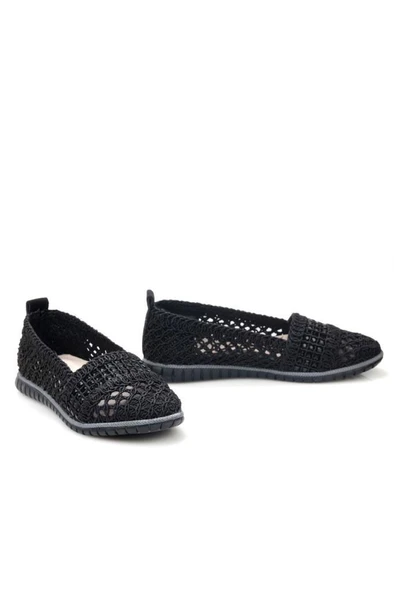 Papuçcity Krl 03139 Kadın Örgülü Günlük Babet - 7