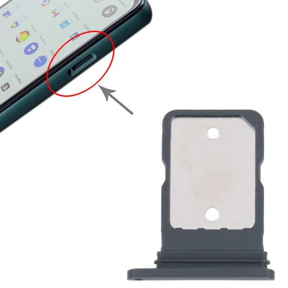 Google Pixel 5a SIM Kart Tepsisi Siyah - 4