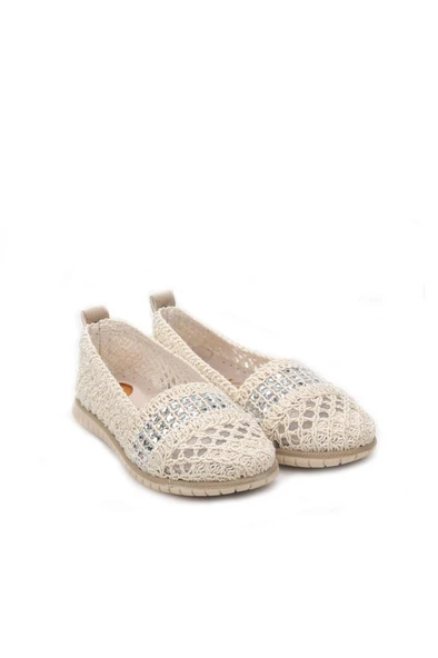 Papuçcity Krl 03139 Kadın Örgülü Günlük Babet - 2