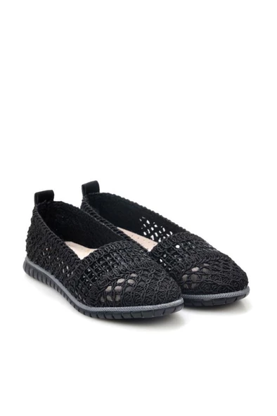 Papuçcity Krl 03139 Kadın Örgülü Günlük Babet - 6