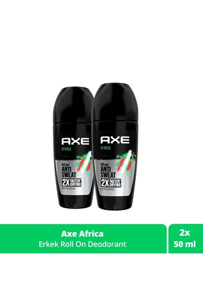 Axe Africa Erkek Roll On 48 Saat Koruma 50 ml	(2 Adet) ürün görseli 1