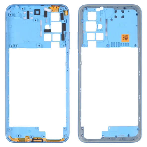 Xiaomi Redmi 10 Serisi Orta Çerçeve Çerçeve Plakası Mavi