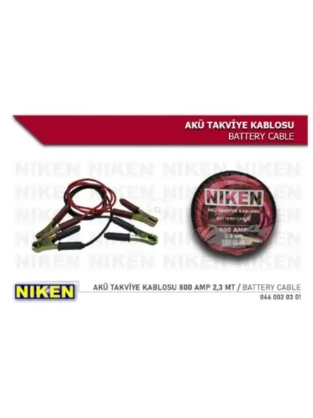 AKU TAKVIYE KABLOSU (TAKIM) 2,3 MT 800 AMPER CCA