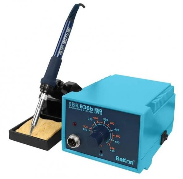 Bakon SBK936B Isı Ayarlı Havya Seti Analog 40w 200° - 480°
