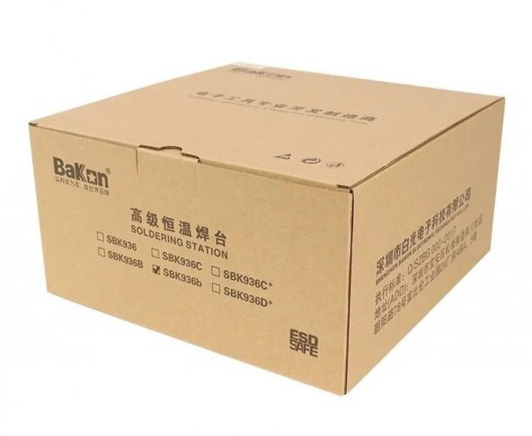 Bakon SBK936B Isı Ayarlı Havya Seti Analog 40w 200° - 480° - 4