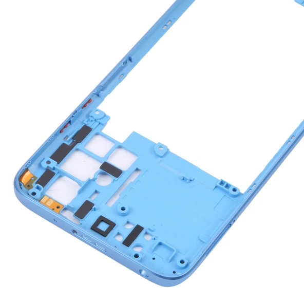 Xiaomi Redmi 10 Serisi Orta Çerçeve Çerçeve Plakası Mavi - 5