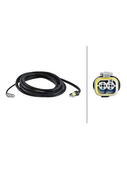 ABS SENSORU ARKA SOL DUZ TIP UZUN MAN TGX TGS D2066 D2676 07   3555 MM - 2 PIN