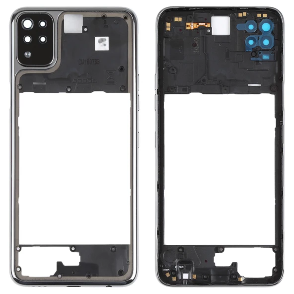 LG K42 K52 Orta Çerçeve Çerçeve Plakası Gri