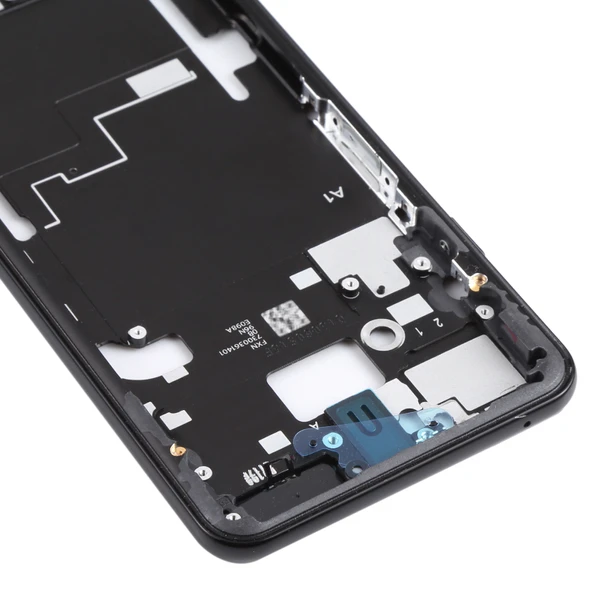Google Pixel 3 Orta Çerçeve Çerçeve Plakası Siyah - 4